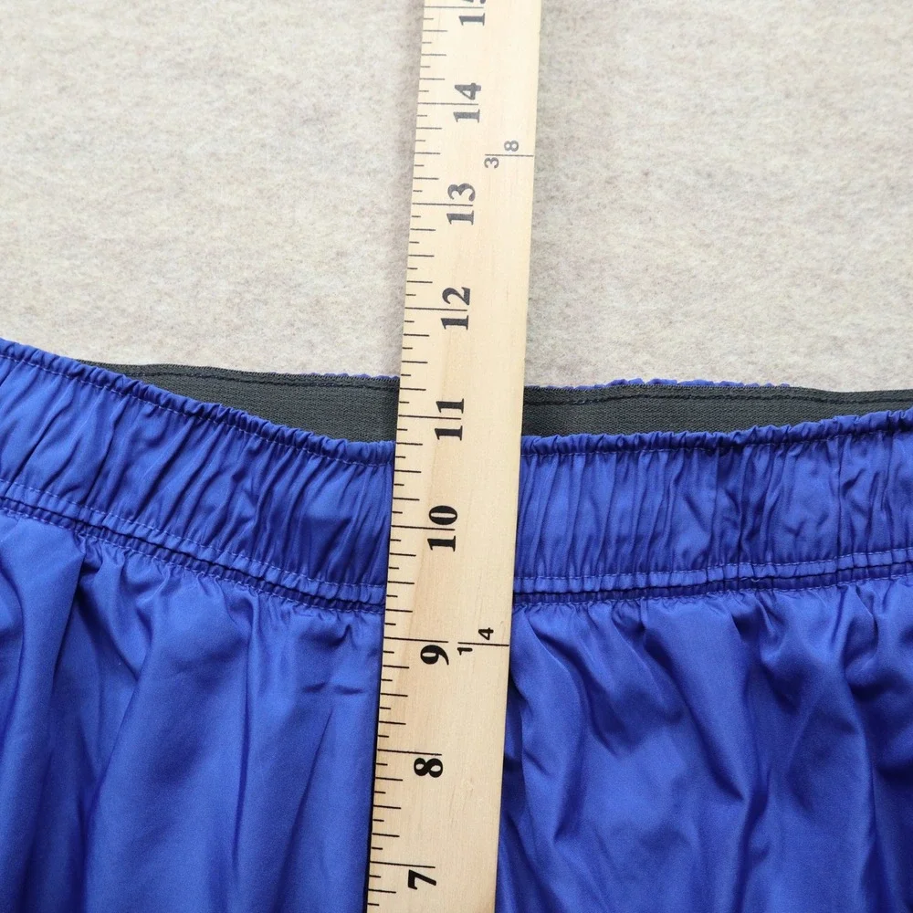 Nike Storm-Fit Track Pants Medium Blue Y2K Mesh Lined Zipper Cuffs